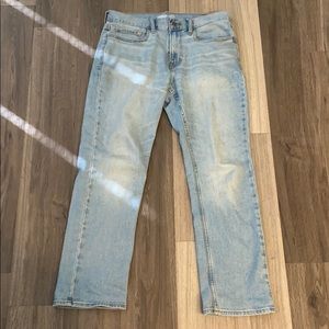 ✅OLD NAVY Straight Fit Flex Light Blue Jeans 30x30